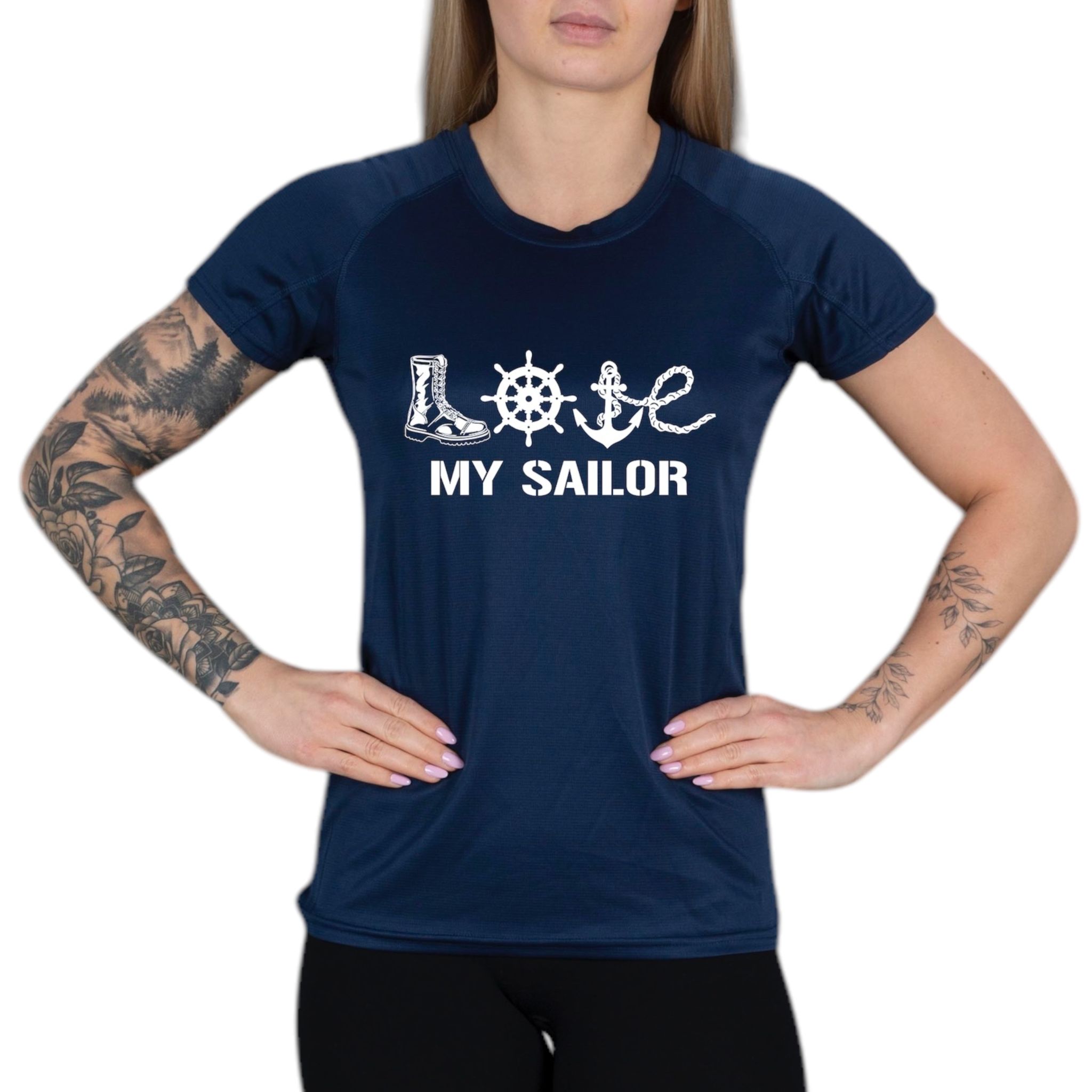 CA0408C55 koszulka techniczna love my sailor
