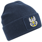 Granatowa wojskowa czapka patrolówka z rzepem Marynarka Wojenna