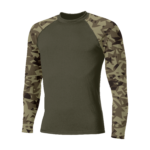 khaki męska bluza termoaktywna