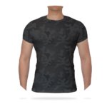 męska koszulka termofit moro czarna