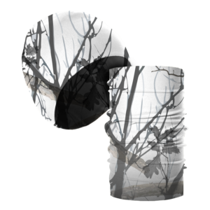 komplet czapka termoaktywna komin termoaktywny biały