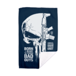 ręcznik kąpielowy granatowy punisher grot