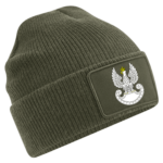 Khaki wojskowa czapka patrolówka z rzepem Wojska Lądowe