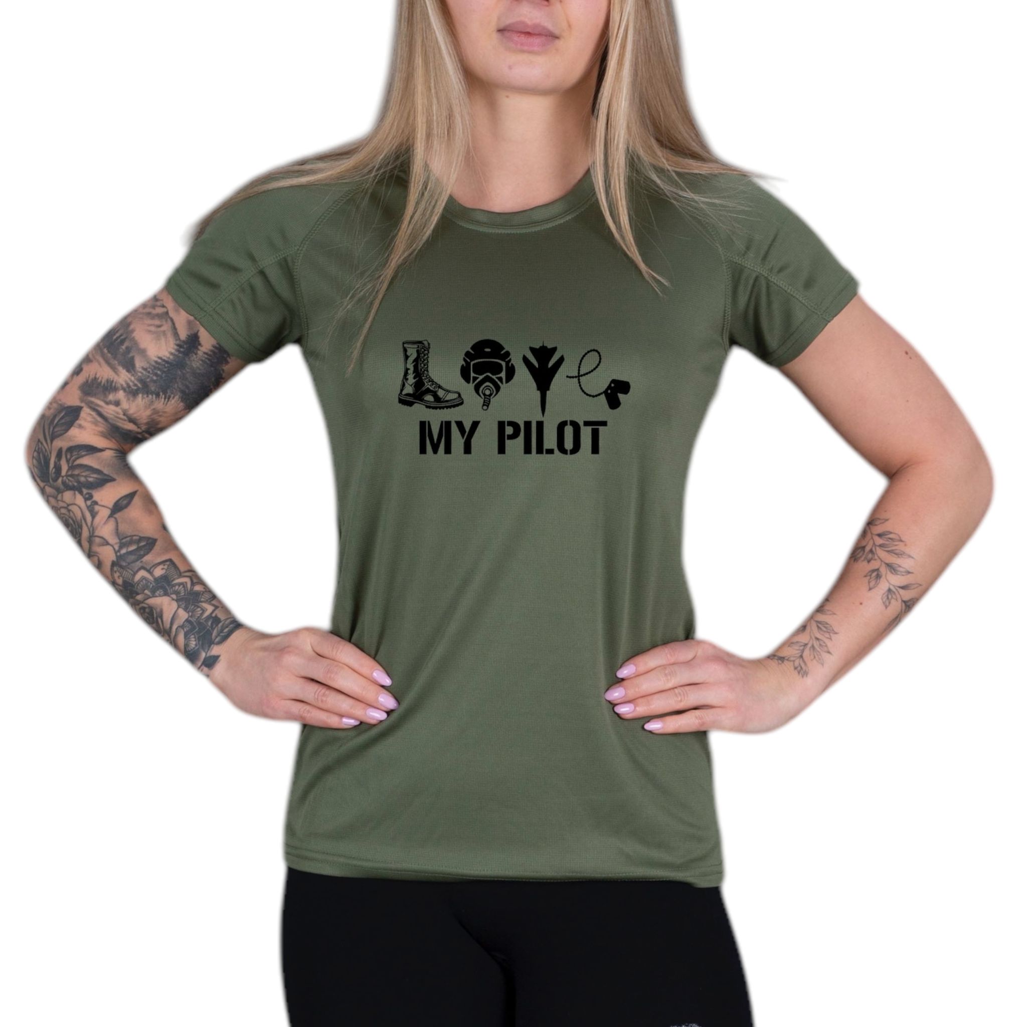 CA0408C15 koszulka techniczna love my pilot