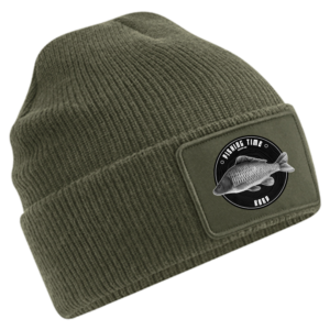 Khaki czapka patrolówka z rzepem karp