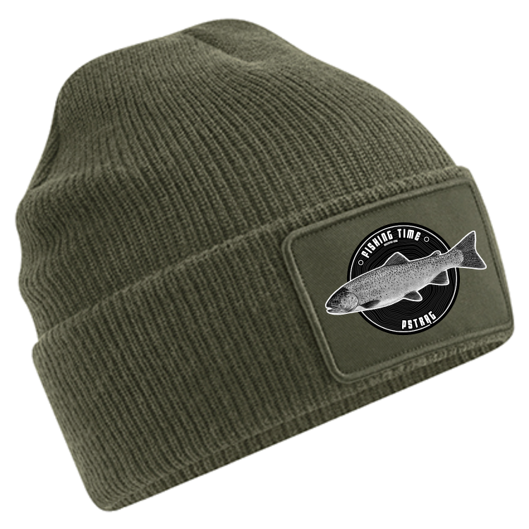 CB540 czapka zimowa z rzepem C15_pstrąg