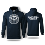 męska bluza z kapturem granatowa Wilk Morski Marynarka Wojenna