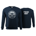 męska bluza bez kapturem granatowa Wilk Morski Polish Navy