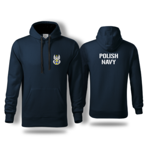 męska bluza z kapturem granatowa Marynarka Wojenna Polish Navy