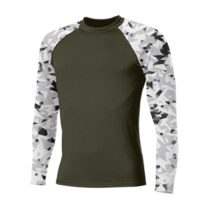 khaki męska bluza termoaktywna