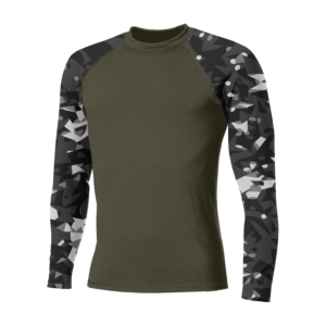 khaki męska bluza termoaktywna