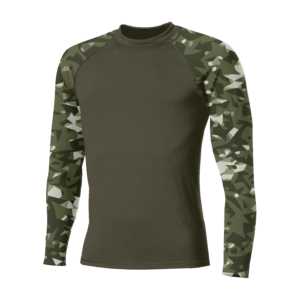 khaki męska bluza termoaktywna
