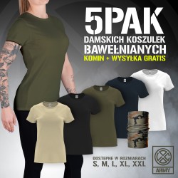 5PAK MIX Damskich koszulek...